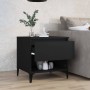 Mesa auxiliar madera contrachapada negro 50x46x50 cm de vidaXL, Mesas auxiliares - Ref: Foro24-819550, Precio: 54,93 €, Descu...