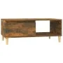 Mesa de centro madera contrachapada roble ahumado 90x50x36,5 cm de vidaXL, Mesas de centro - Ref: Foro24-821049, Precio: 46,9...