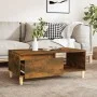 Mesa de centro madera contrachapada roble ahumado 90x50x36,5 cm de vidaXL, Mesas de centro - Ref: Foro24-821049, Precio: 46,9...