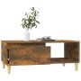 Couchtisch aus geräuchertem Eichensperrholz, 90 x 50 x 36,5 cm von vidaXL, Couchtisch - Ref: Foro24-821049, Preis: 47,37 €, R...