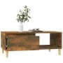 Mesa de centro madera contrachapada roble ahumado 90x50x36,5 cm de vidaXL, Mesas de centro - Ref: Foro24-821049, Precio: 46,9...