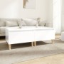 Beistelltische 2 Stück Sperrholz glänzend weiß 50x46x35 cm von vidaXL, Seitentische - Ref: Foro24-819505, Preis: 51,96 €, Rab...