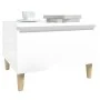 2 auxiliary tables plywood white gloss 50x46x35 cm by vidaXL, Side tables - Ref: Foro24-819505, Price: 51,96 €, Discount: %