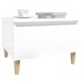 Beistelltische 2 Stück Sperrholz glänzend weiß 50x46x35 cm von vidaXL, Seitentische - Ref: Foro24-819505, Preis: 51,96 €, Rab...