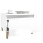 2 auxiliary tables plywood white gloss 50x46x35 cm by vidaXL, Side tables - Ref: Foro24-819505, Price: 51,96 €, Discount: %