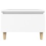 Beistelltische 2 Stück aus weißem Sperrholz 50x46x35 cm von vidaXL, Seitentische - Ref: Foro24-819501, Preis: 49,22 €, Rabatt: %