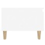 Beistelltische 2 Stück aus weißem Sperrholz 50x46x35 cm von vidaXL, Seitentische - Ref: Foro24-819501, Preis: 49,22 €, Rabatt: %