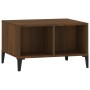Couchtisch aus braunem Eichensperrholz, 60 x 50 x 36,5 cm von vidaXL, Couchtisch - Ref: Foro24-821043, Preis: 32,80 €, Rabatt: %