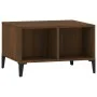 Couchtisch aus braunem Eichensperrholz, 60 x 50 x 36,5 cm von vidaXL, Couchtisch - Ref: Foro24-821043, Preis: 32,80 €, Rabatt: %