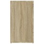 Aparador madera contrachapada roble Sonoma 100x33x59,5 cm