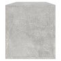 Shoe cabinet for wall made of gray concrete plywood 100x35x38 cm by vidaXL, Shoe racks and shoe organizers - Ref: Foro24-8210...