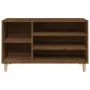 Brown oak plywood shoe cabinet 102x36x60 cm by vidaXL, Shoe racks and shoe organizers - Ref: Foro24-819747, Price: 61,02 €, D...