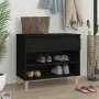 Schwarzer Schuhschrank aus Sperrholz, 70 x 36 x 60 cm von vidaXL, Schuhregale und Schuhorganisatoren - Ref: Foro24-819757, Pr...