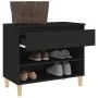 Schwarzer Schuhschrank aus Sperrholz, 70 x 36 x 60 cm von vidaXL, Schuhregale und Schuhorganisatoren - Ref: Foro24-819757, Pr...