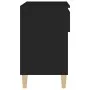 Black plywood shoe cabinet 70x36x60 cm by vidaXL, Shoe racks and shoe organizers - Ref: Foro24-819757, Price: 58,29 €, Discou...