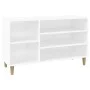 Schuhschrank aus weißem Sperrholz 102x36x60 cm von vidaXL, Schuhregale und Schuhorganisatoren - Ref: Foro24-819740, Preis: 69...