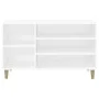Mueble zapatero madera contrachapada blanco 102x36x60 cm by vidaXL, Shoe racks and shoe organizers - Ref: Foro24-819740, Pric...