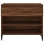 Mueble zapatero madera contrachapada roble marrón 70x36x60 cm de vidaXL, Zapateros y organizadores de calzado - Ref: Foro24-8...