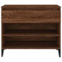 Mueble zapatero madera contrachapada roble marrón 70x36x60 cm de vidaXL, Zapateros y organizadores de calzado - Ref: Foro24-8...