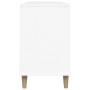 Mueble zapatero madera contrachapada blanco 102x36x60 cm de vidaXL, Zapateros y organizadores de calzado - Ref: Foro24-819740...