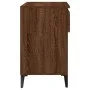 Mueble zapatero madera contrachapada roble marrón 70x36x60 cm de vidaXL, Zapateros y organizadores de calzado - Ref: Foro24-8...