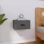 Grauer wandmontierter Nachttisch 40x29,5x22 cm von vidaXL, Schließfächer und Lagerschränke - Ref: Foro24-820990, Preis: 30,75...