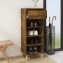 Mueble zapatero madera contrachapada roble ahumado 40x36x105 cm de vidaXL, Zapateros y organizadores de calzado - Ref: Foro24...