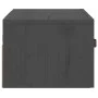 Grauer wandmontierter Nachttisch 40x29,5x22 cm von vidaXL, Schließfächer und Lagerschränke - Ref: Foro24-820990, Preis: 30,75...