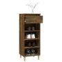 Mueble zapatero madera contrachapada roble ahumado 40x36x105 cm de vidaXL, Zapateros y organizadores de calzado - Ref: Foro24...