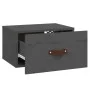 Grauer wandmontierter Nachttisch 40x29,5x22 cm von vidaXL, Schließfächer und Lagerschränke - Ref: Foro24-820990, Preis: 30,75...