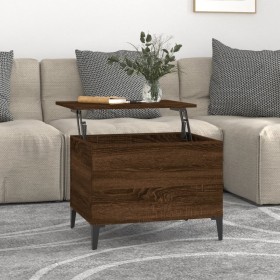 Plywood oak brown coffee table 60x44.5x45 cm by vidaXL, Coffee table - Ref: Foro24-819579, Price: 58,87 €, Discount: %