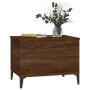 Mesa de centro madera contrachapada roble marrón 60x44,5x45 cm de vidaXL, Mesas de centro - Ref: Foro24-819579, Precio: 58,18...