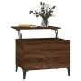Mesa de centro madera contrachapada roble marrón 60x44,5x45 cm de vidaXL, Mesas de centro - Ref: Foro24-819579, Precio: 58,18...