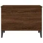 Mesa de centro madera contrachapada roble marrón 60x44,5x45 cm de vidaXL, Mesas de centro - Ref: Foro24-819579, Precio: 58,18...