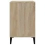 Mueble zapatero madera contrachapada roble Sonoma 102x36x60 cm de vidaXL, Zapateros y organizadores de calzado - Ref: Foro24-...