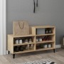 Mueble zapatero madera contrachapada roble Sonoma 102x36x60 cm by vidaXL, Shoe racks and shoe organizers - Ref: Foro24-819735...