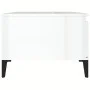 Mesa de centro madera contrachapada blanco brillo 90x50x36,5 cm de vidaXL, Mesas de centro - Ref: Foro24-821054, Precio: 49,2...