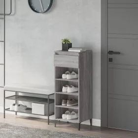 Sonoma grau Sperrholz Schuhschrank 40x36x105 cm von vidaXL, Schuhregale und Schuhorganisatoren - Ref: Foro24-819786, Preis: 7...