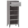 Plywood gray Sonoma shoe cabinet 40x36x105 cm by vidaXL, Shoe racks and shoe organizers - Ref: Foro24-819786, Price: 76,50 €,...