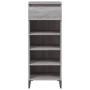 Plywood gray Sonoma shoe cabinet 40x36x105 cm by vidaXL, Shoe racks and shoe organizers - Ref: Foro24-819786, Price: 76,50 €,...