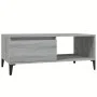 Gray Sonoma plywood coffee table 90x50x36.5 cm by vidaXL, Coffee table - Ref: Foro24-821058, Price: 73,73 €, Discount: %