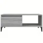 Gray Sonoma plywood coffee table 90x50x36.5 cm by vidaXL, Coffee table - Ref: Foro24-821058, Price: 73,73 €, Discount: %