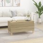 Sonoma oak plywood coffee table 90x44.5x45 cm by vidaXL, Coffee table - Ref: Foro24-819583, Price: 64,64 €, Discount: %