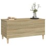 Sonoma oak plywood coffee table 90x44.5x45 cm by vidaXL, Coffee table - Ref: Foro24-819583, Price: 64,64 €, Discount: %