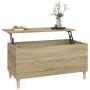 Sonoma oak plywood coffee table 90x44.5x45 cm by vidaXL, Coffee table - Ref: Foro24-819583, Price: 64,64 €, Discount: %