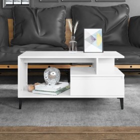 Couchtisch aus Sperrholz weiß 90x49x45 cm von vidaXL, Couchtisch - Ref: Foro24-819620, Preis: 79,13 €, Rabatt: %