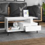 Mesa de centro madera contrachapada blanca 90x49x45 cm de vidaXL, Mesas de centro - Ref: Foro24-819620, Precio: 79,05 €, Desc...