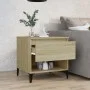 Sonoma oak plywood side table 50x46x50 cm by vidaXL, Side tables - Ref: Foro24-819554, Price: 45,75 €, Discount: %