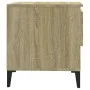 Sonoma oak plywood side table 50x46x50 cm by vidaXL, Side tables - Ref: Foro24-819554, Price: 45,75 €, Discount: %