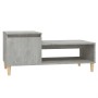 Mesa de centro madera contrachapada gris hormigón 100x50x45 cm de vidaXL, Mesas de centro - Ref: Foro24-821128, Precio: 53,40 €
